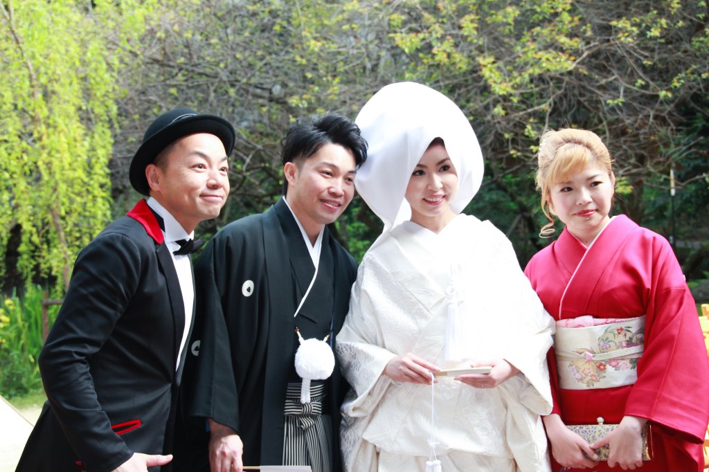 azusa and groom and friends (1 of 1)