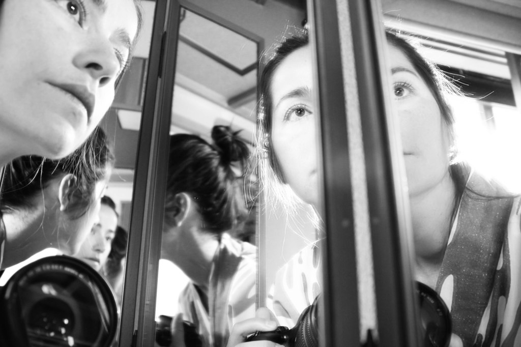 self portrait in mirror bw (3 of 1)