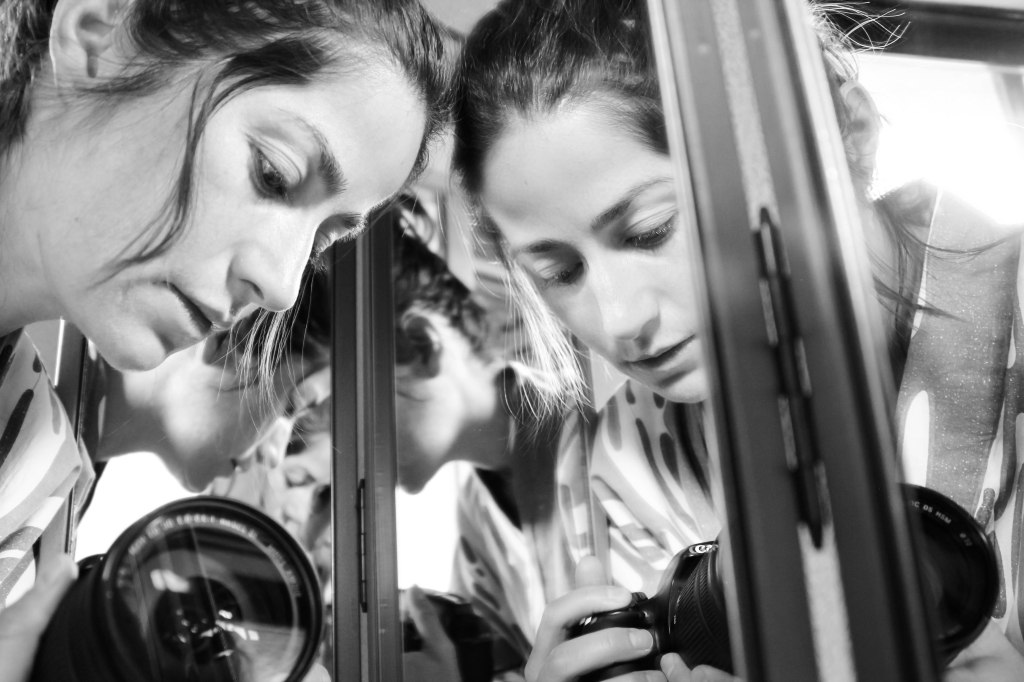 self portrait in mirror bw (4 of 1)