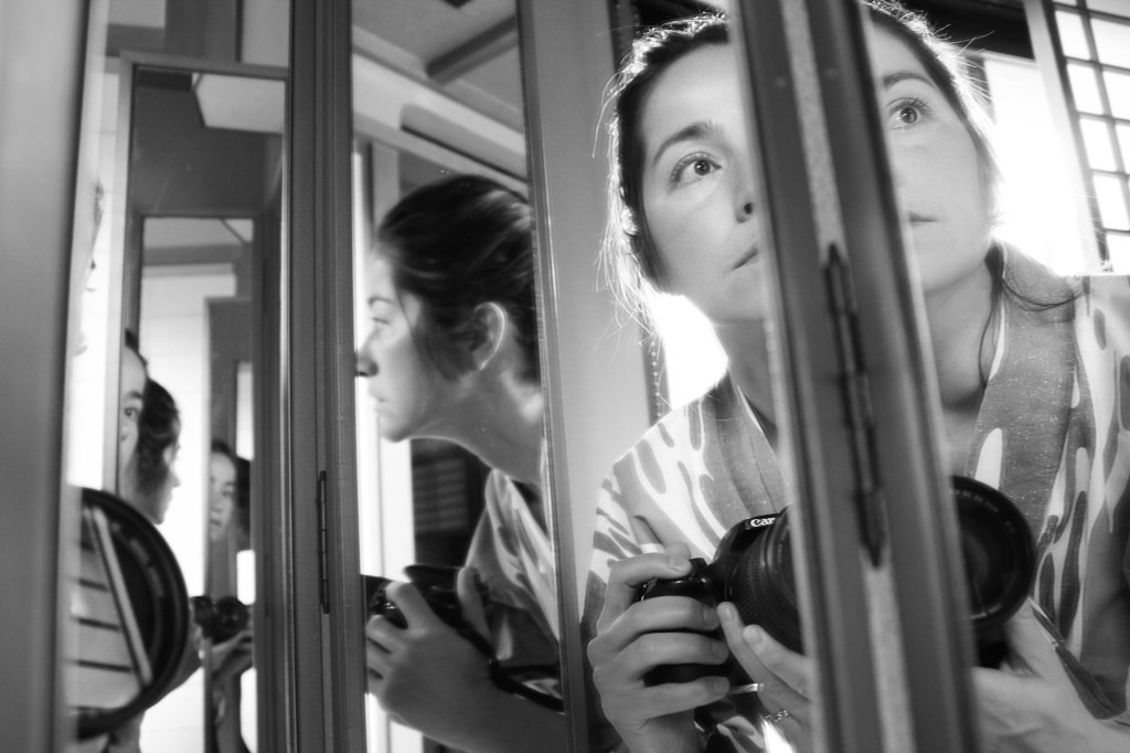 self portrait in mirror bw (5 of 1)