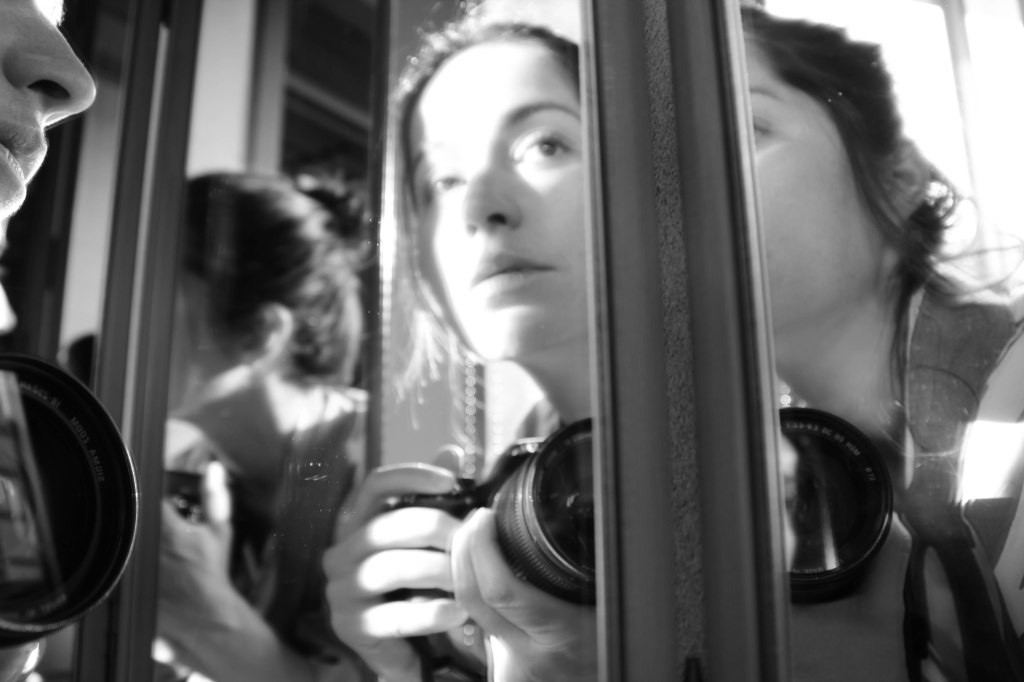 self portrait in mirror bw (7 of 1)